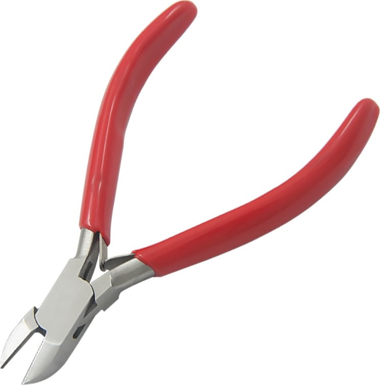 Techni-Pro CUT-498 - Cutter, Diagonal, Round, 5' OAL, Semi Flush, PVC Handle, Stainless Steel