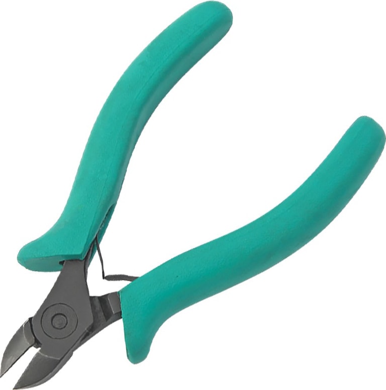 Techni-Pro CUT-499-B - Cutter, Diagonal, Lap Joint, 5' OAL, Semi Flush, PVC Handle, Stainless Steel
