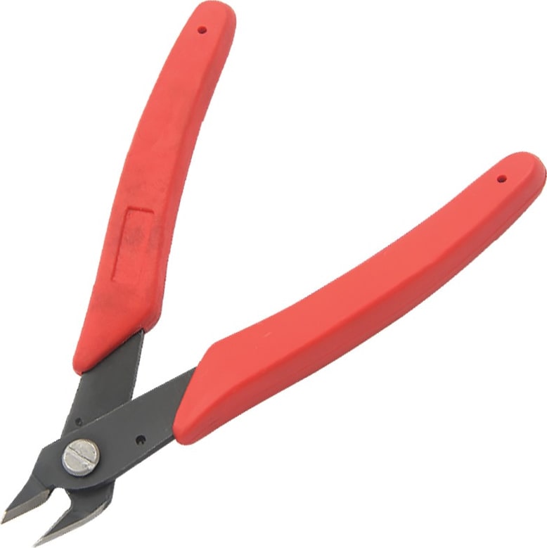 Techni-Pro CUT-501 - Cutter, Diagonal, Round, 4.5' OAL, Shear, Molded Handle, Stainless Steel