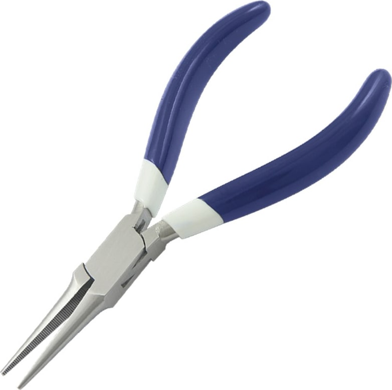 Techni-Pro PLR-132-B - Pliers, Needle Nose, Chain, 5.5' L, Serrated Jaw, PVC Handle, Stainless Steel