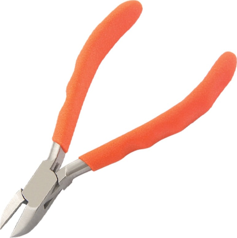 Techni-Pro PLR-210 - Cutter, Diagonal, Round, 5.75' OAL, Semi Flush, Foam Handle, Stainless Steel