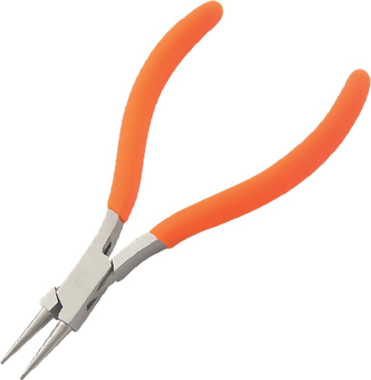 Techni-Pro PLR-226 - Pliers, Long Nose, Round, 5' OAL, Smooth Jaw, Foam Handle, Stainless Steel