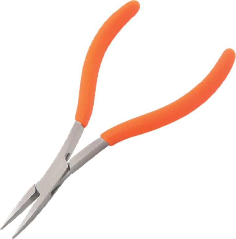 Techni-Pro PLR-227 - Pliers, Utility, Flat Nose, 5' OAL, Smooth Jaw, Foam Handle, Stainless Steel