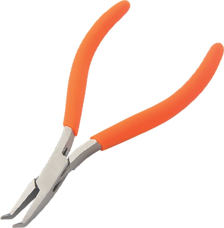 Techni-Pro PLR-229 - Pliers, Bent Chain Nose, 5' OAL, Smooth Jaw, Foam Handle, Stainless Steel