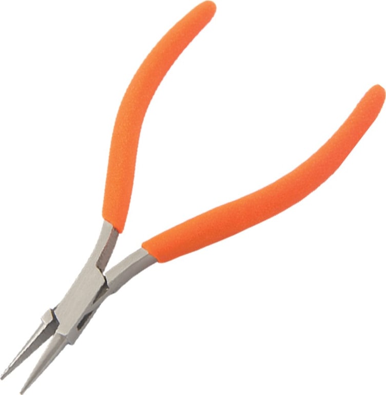 Techni-Pro PLR-230 - Pliers, Utility, Needle Nose, 5' OAL, Smooth Jaw, Foam Handle, Stainless Steel