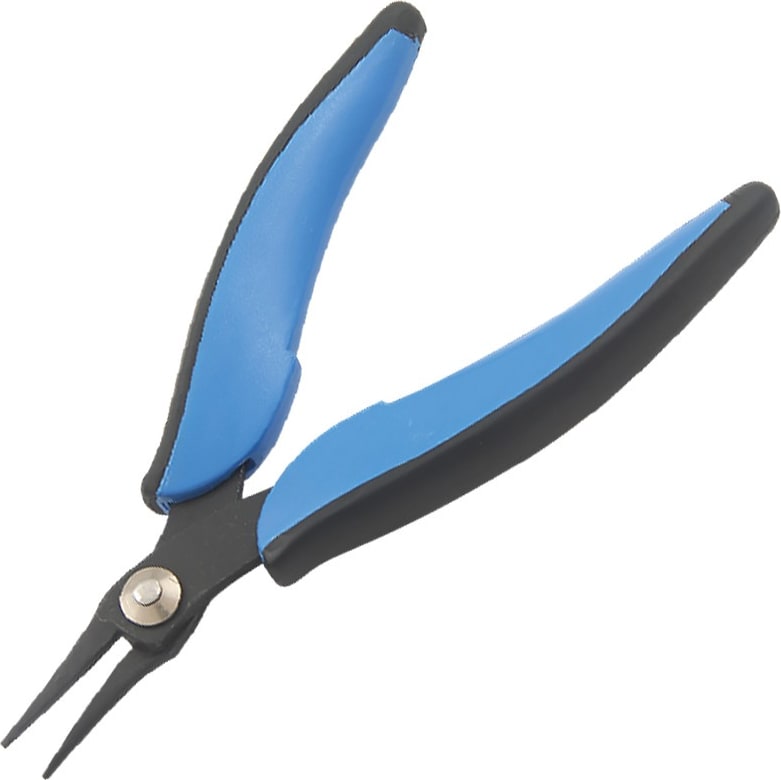 Techni-Pro PLR-317 - Pliers, Utility, Chain Nose, 5' OAL, Serrated Jaw, Foam Handle, Stainless Steel