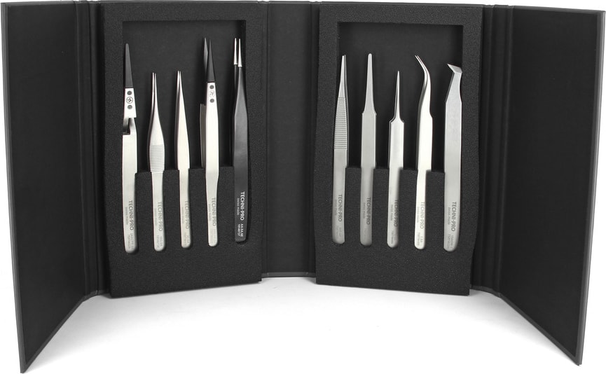 Techni-Pro K10HP.TT - HP Tweezer Kit, 10-Pcs