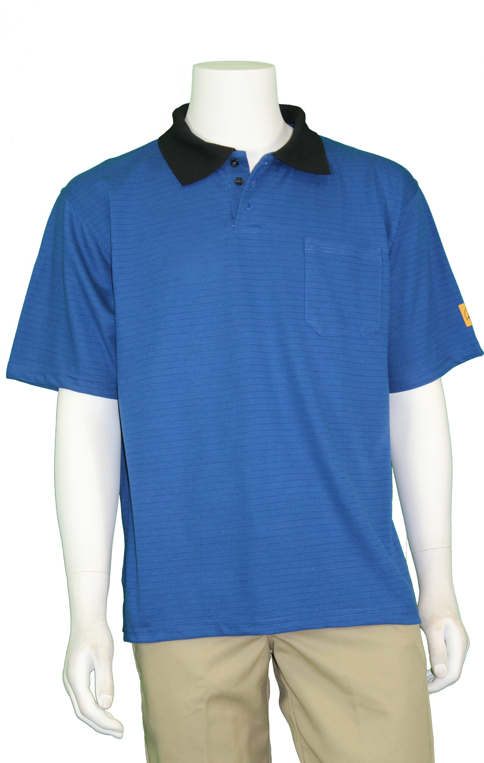Tech Wear PKS-41-L - Polo Shirts, Short Sleeve, Men, Large, Royal Blue