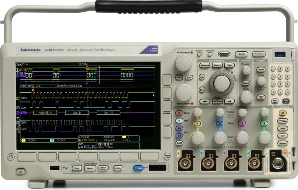 Tektronix MDO3014 - Mixed Domain Oscilloscope (4 Channels, 100 MHz Bandwidth)