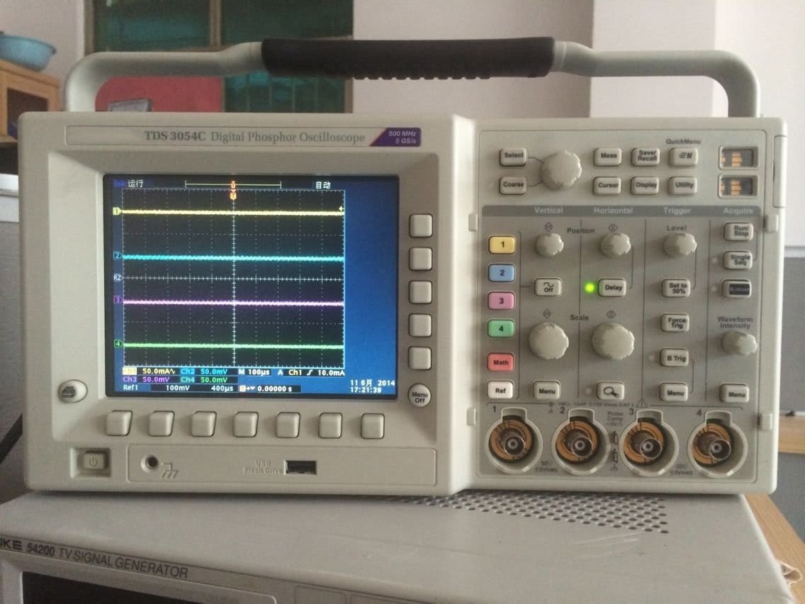 Tektronix TDS 3012C Digital Phosphor Oscilloscope 100MHz 2 Channel
