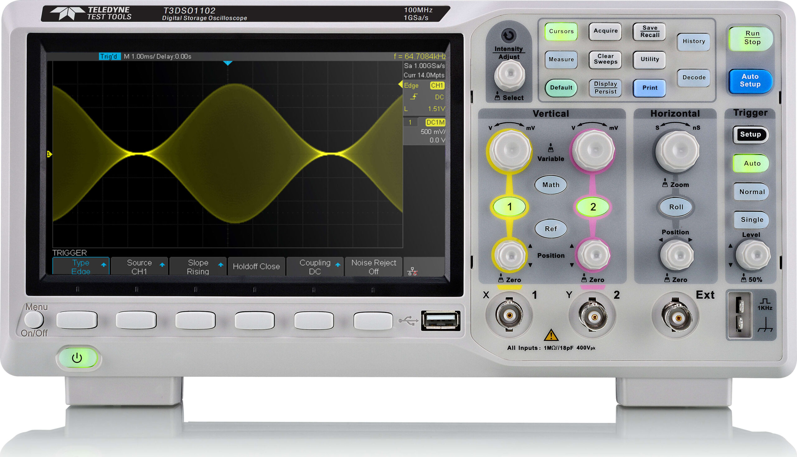 Teledyne LeCroy T3DSO1202A - 2-Channel, 200 MHZ, Digital Oscilloscope