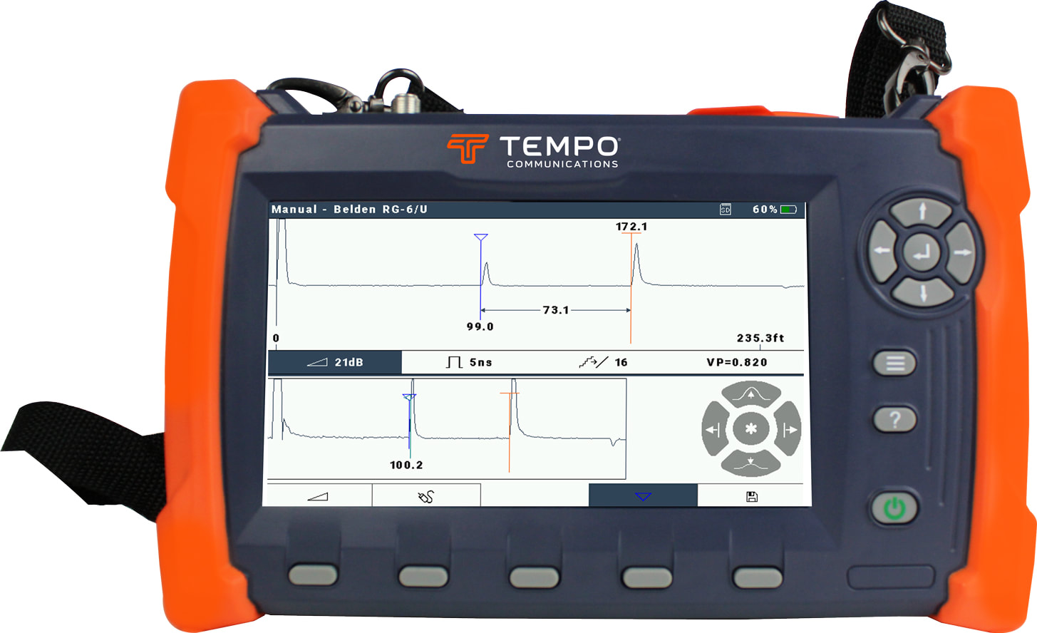 Tempo CS90 CableScout 90 Time-Domain Reflectometer (TDR), Standard PRO Kit