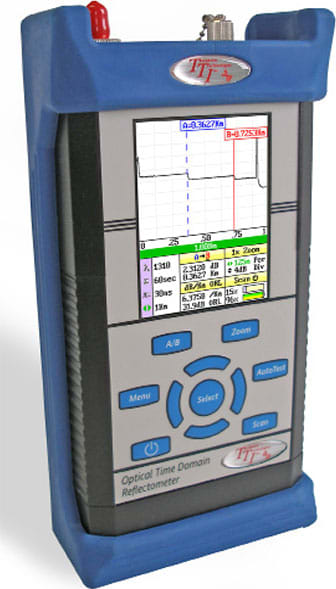 Terahertz FTE-7000A-EXT 39dB, 1310/1550nm SM Viper OTDR, LTS, Video Scope Capability