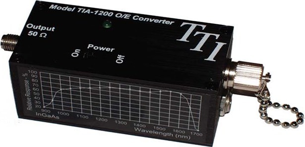 Terahertz TIA-1200-FC InGaAs, DC to 14 GHz Unamplified O/E Converter with FC Fiber Interface