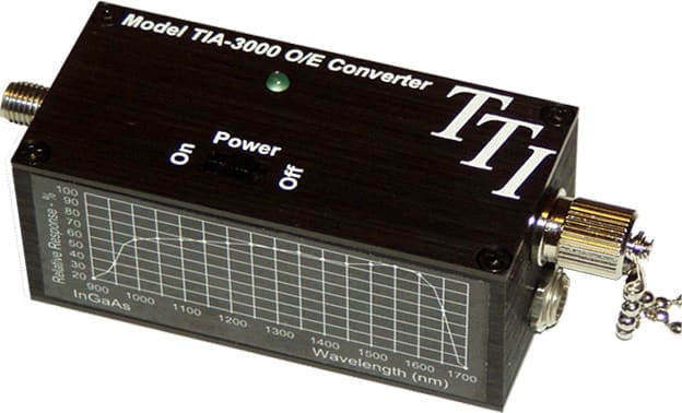Terahertz TIA3000-FC InGaAs, 30 KHz to 11 GHz O/E Converter with FC Fiber Interface