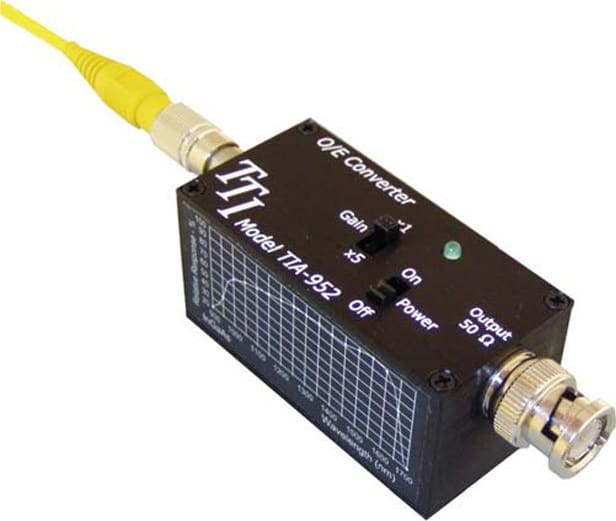 Terahertz TIA-952-FC InGaAs, 30 KHz to 800 MHz O/E Converter with FC Fiber Interface