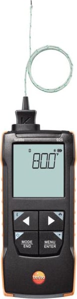 Testo 925 - Single Channel Temperature Measuring Instrument for Type K Thermocouple (Part# 0563 0925)