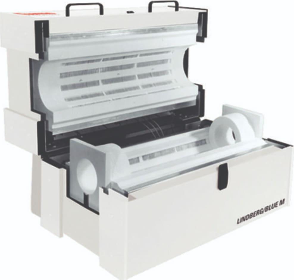 Thermo Scientific LBM 1200C 1ZN 208/240V Lindberg/Blue M 1200 °C Split-Hinge Tube Furnace, 1 zone, 208/240V 50/60Hz