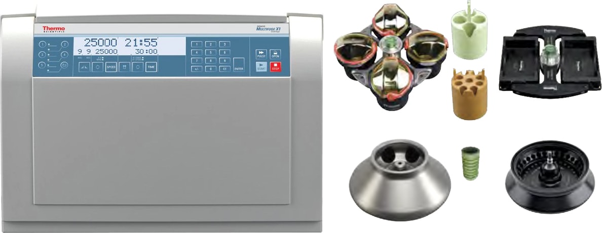 Thermo Scientific MFX1 Multi-Appl PKG 120V - Multifuge X1 Multi-Application Centrifuge Package for High Performance and Flexibility 120VAC