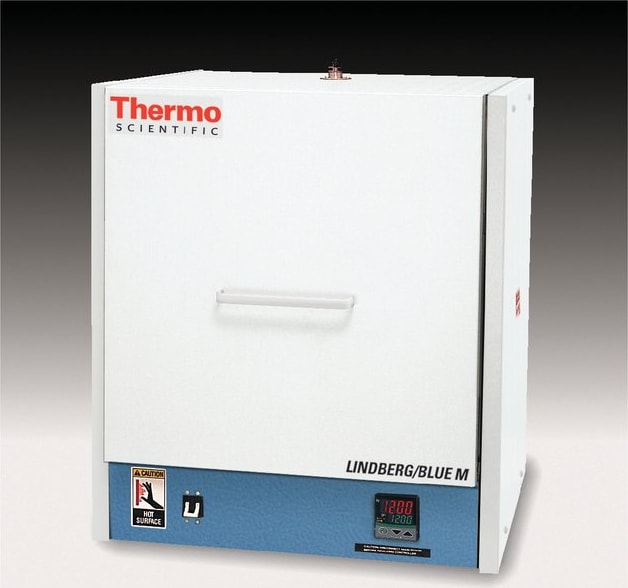 Thermo Scientific LBM LGO Furn 16L A OTC - Lindberg/Blue M LGO Box Furnace, 100 To 1200 Deg C, 16.4 L, Digital Single Setpoint Controller And OTC Over Temperature Controller, Vertical Lift Door