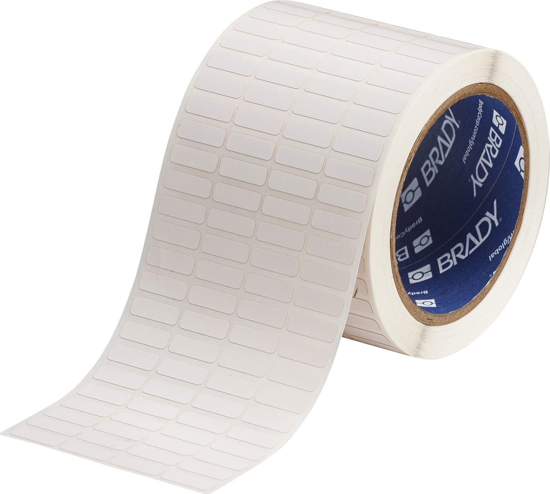 Brady THT-1-767-10 - Labels, Electrostatic Dissipative, 2 mil, Polyimide, 0.25x0.75, 10000/RL, 4/Row