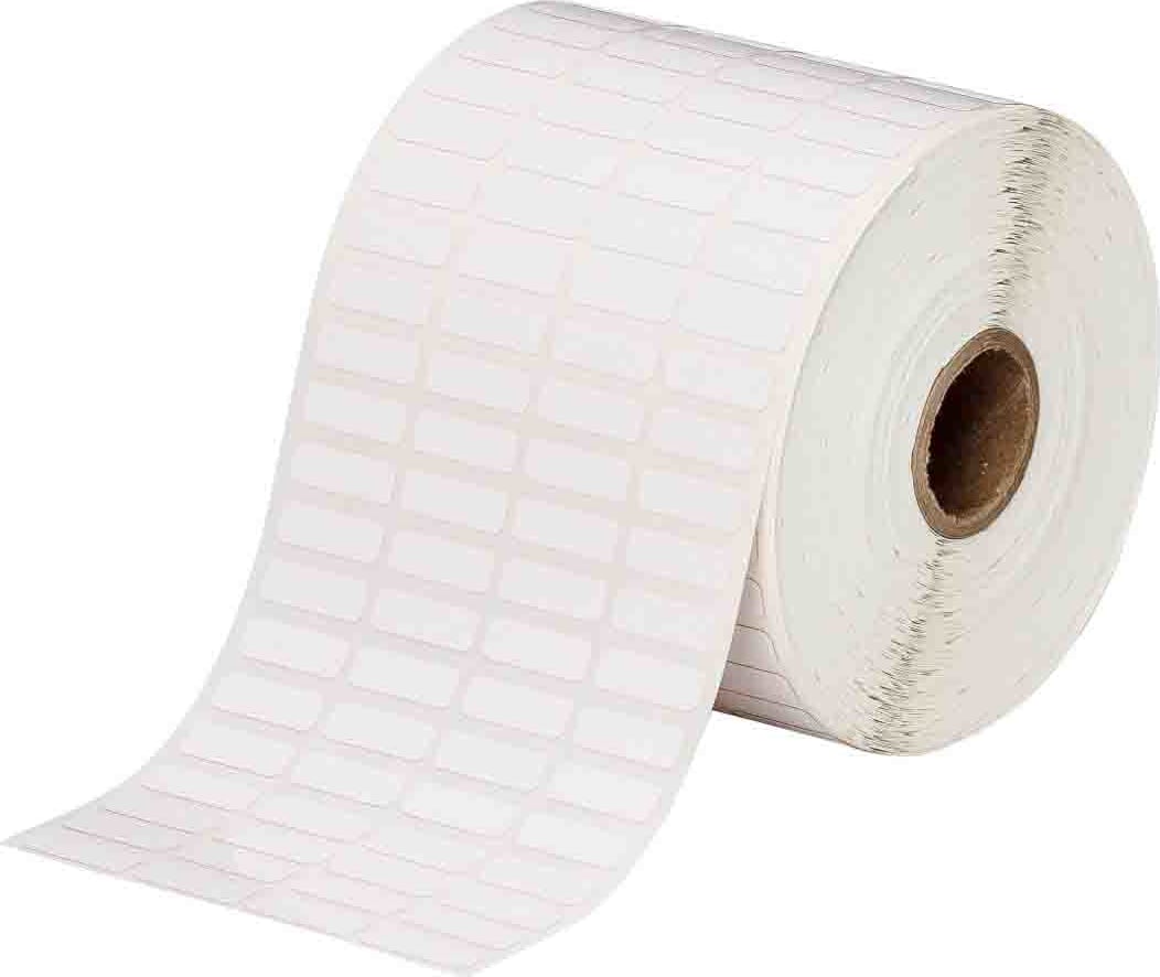 Brady THT-1-797-5-SC Labels, High Temperature, Glossy, Polyimide, 0.25 x 0.75, 5000/RL, 4/Row
