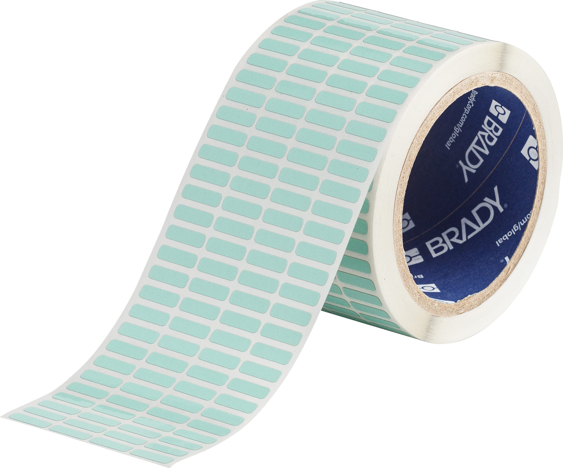 Brady THT-14-476-10 - Thermal Transfer Label, .650'x.2', Printable, Lt Green