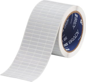Brady THT-14-728-10 PA - Polyimide Labels, White, Matte, 3' Core, .25' x .75'