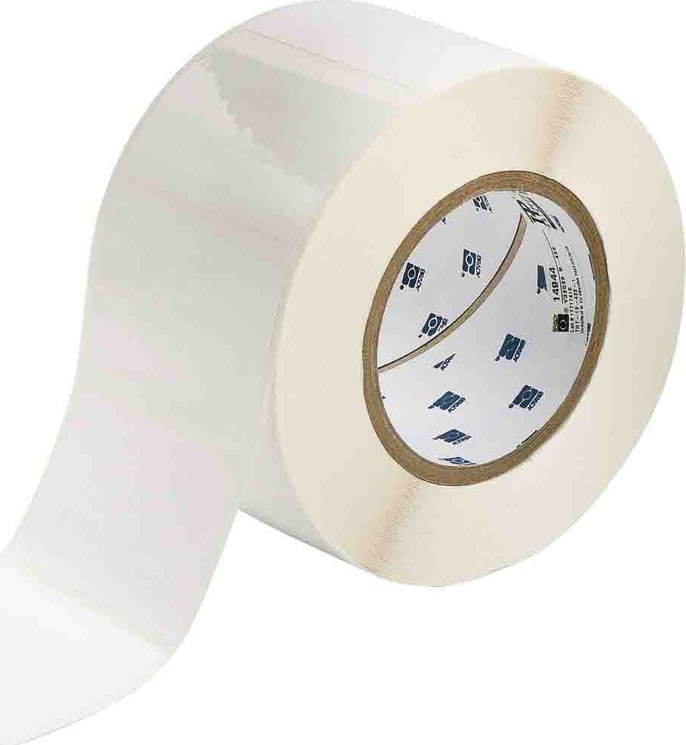 Brady THT-19-7546-1 - VOID Pattern Tamper Evident Polyester Labels, For 3' Core Printers, 2' x 3', White, 1000/Roll