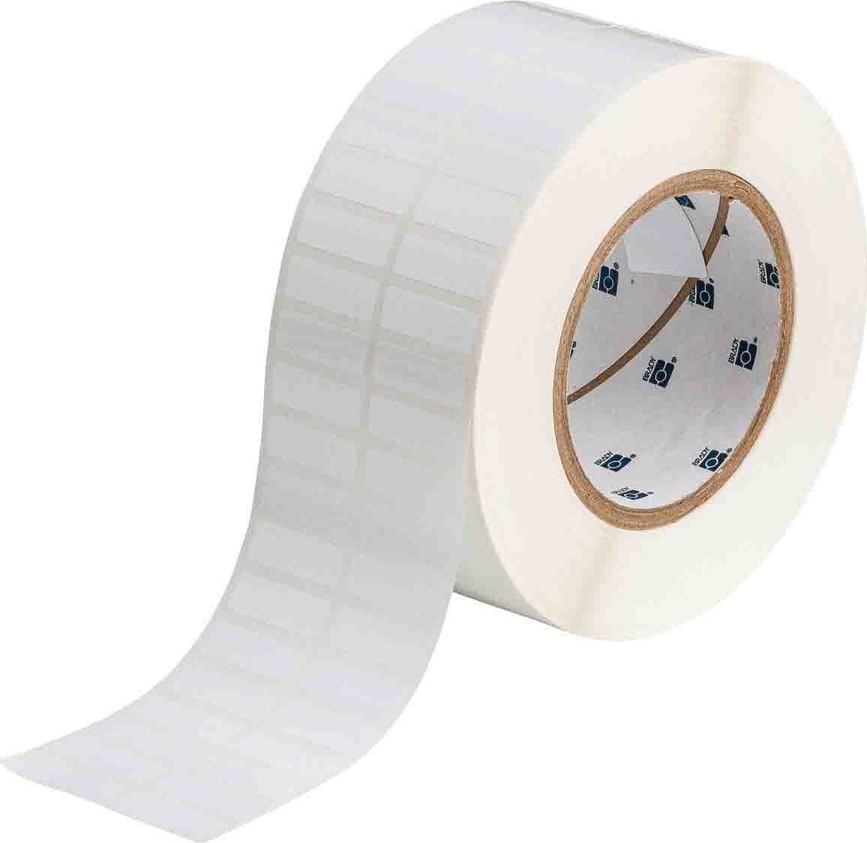 Brady THT-31-423-10-RL - Thermal Transfer Label 1.1 inch W x .38 inch H White Gloss