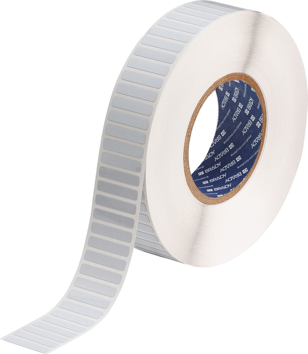 Brady THT-43-767-10 - Labels, Electrostatic Dissipative, 2 mil, Polyimide, 0.25x1.25, 10000/RL, 1/Row