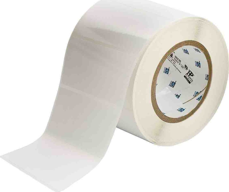 Brady THT-55-423-1 - Glossy Polyester Labels, 3' Core, 2' H x 4' W, 1000/Roll