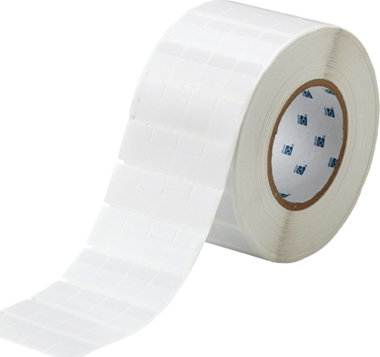 Brady THT-56-427-10 - Self-Laminating Vinyl Wrap Around Labels for 3' Core Printers - 0.937' x 0.75'