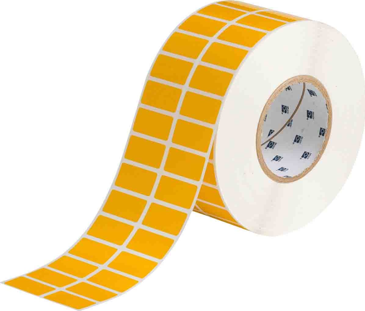 Brady THT-6-423-10-YL - Harsh Environment Multi-Purpose Poly Labels for 3' Core Printer, 0.75' x 1.5', Yellow, 10,000/Roll