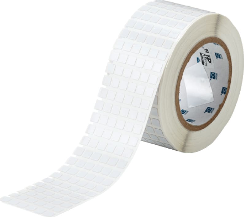 Brady THT-71-727-20 - High-Temperature Polyimide Barcode Labels, .315' x .315' 20,000/Roll