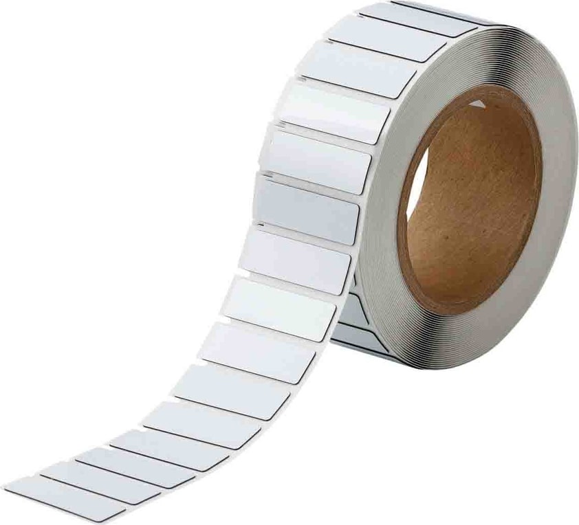 Brady THTEP-172-593-.5 - Raised Panel Polyester Rectangular Labels 0.59 in H x 1.77 in W White 500/RL