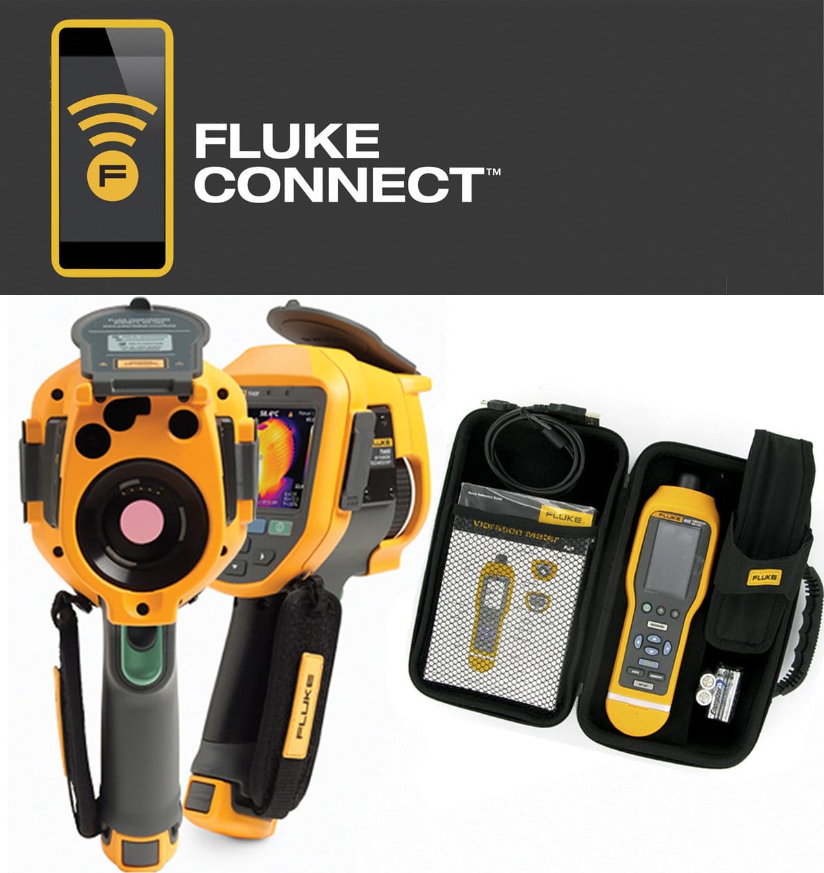 Fluke TI400/FCC TI400 IR Cam with 3 iFlex 805 FC Meter Kit