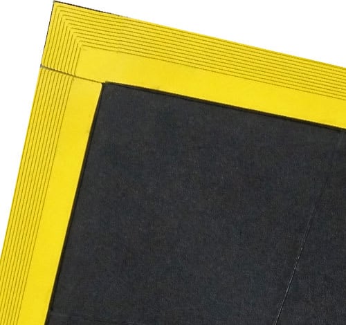 Transforming Technologies FM83X3 - TileSTAT Interlocking ESD Rubber Anti-Fatigue Tile, 3ft x 3ft
