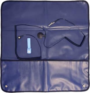 Transforming Technologies FSM2424BSG - Field Service Mat w/Hardware, 2′ x 2′, Blue