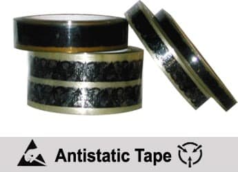 Transforming Technologies CL1200-P - Anti-Static Cellulose Tape - Printed w/ESD Symbol - 1/2' x 72yd