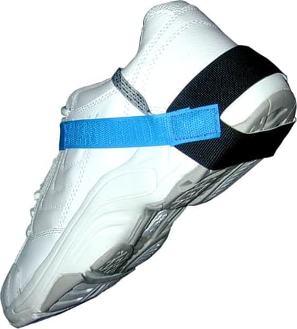 Transforming Technologies HG1341 - Standard Blue Hook and Loop ESD Heel Grounder, 1.25' Cup, Velcro