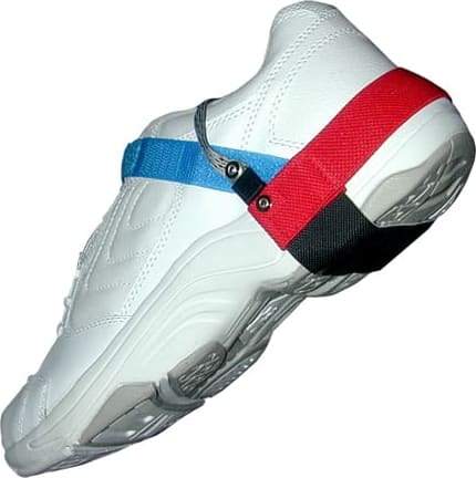 Transforming Technologies HG1590 - Sport Heel Grounder, Hook and Loop Closure, 35mm (Red)
