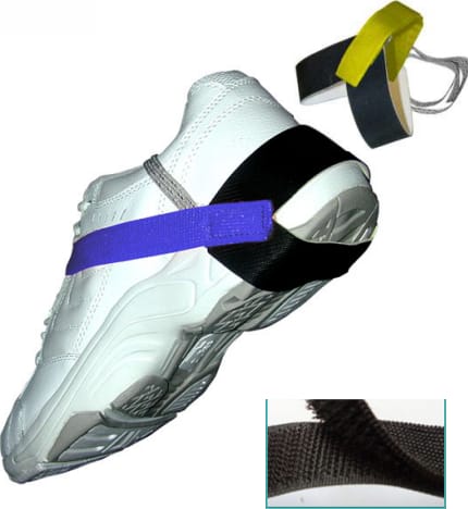 Transforming Technologies HG1910B - ESD Heel Grounder, Blue Stretch Velcro, 1Meg