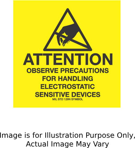 Transforming Technologies LB9084 - 'Attention Observe Precautions For Handling Electrostatic Sensitive Devices' Labels, Removable, 2' x 2'