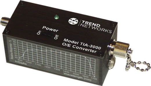 Trend Networks TIA3000-FCA - O/E Converter (30 kHz to 10 GHz) with FC/APC Connection
