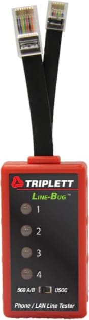 Triplett 9615 - Line-Bug 4 Phone / LAN Line Tester