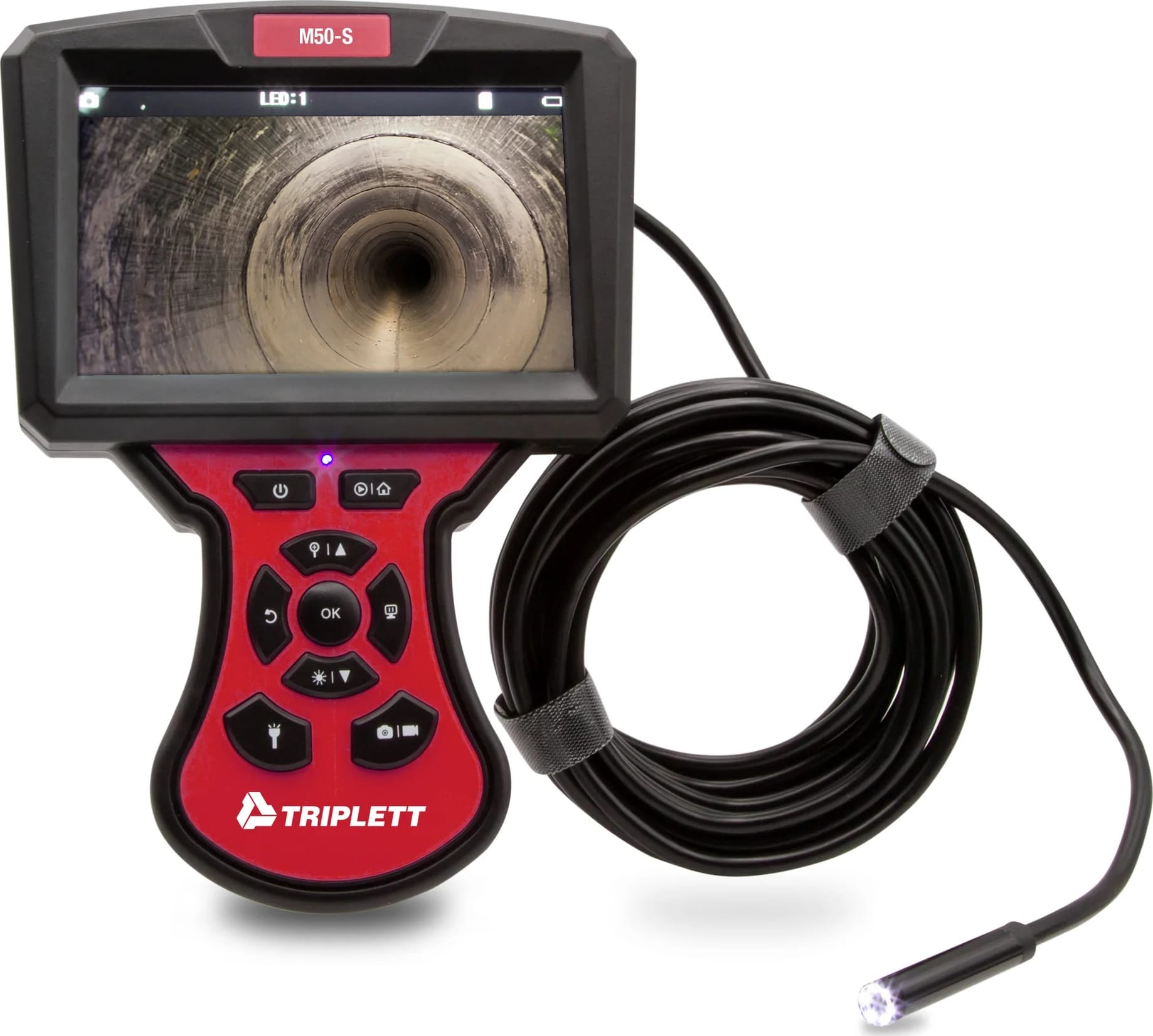 Triplett BR300 - High-Definition Borescope Inspection Camera 5.5mm, 5M Cable