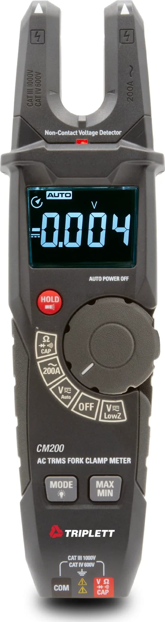 Triplett CM200 - 200A True RMS Open Jaw Clamp Meter