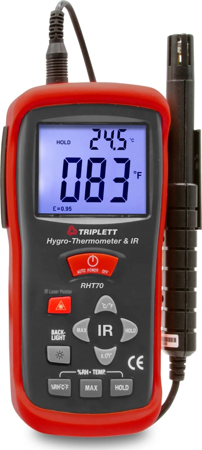 Triplett RHT70 - Hygro-Thermometer + Infrared Thermometer