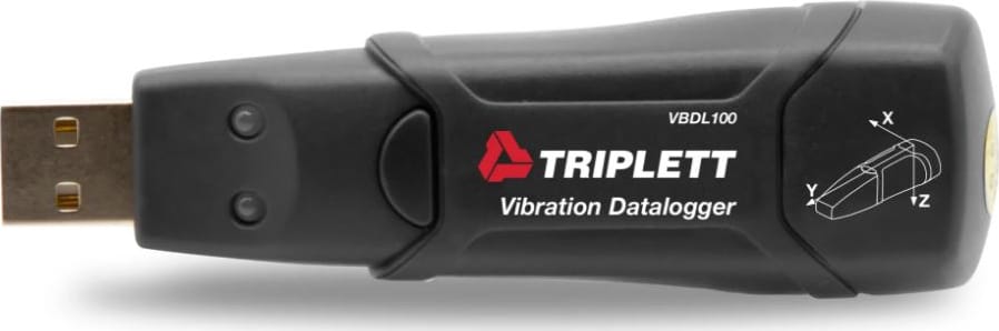 Triplett VBDL100 - 3-Axis Vibration Datalogger